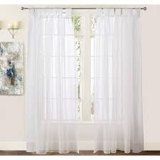 Shop with afterpay on eligible items. Driftaway Vintage Ruffle White Solid Sheer Curtain Faux Linen Texture Tab Top Window Voile Panel For Bedroom Living Room Kids Room Set Of Two Panels Each 50 X84 Off White Walmart Com