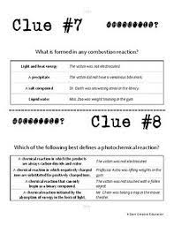 Similarly, chemists classify chemical equations according to their. Whodunnit Types Of Chemical Reactions Distance Learning Compatible