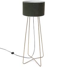 Stehlampe Posal Messing Moosgrun Urbanara