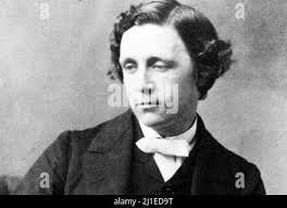 LEWIS CARROLL (1832-1898) Charles Dodgson. English author.  poet,photographer and inventor, about 1857 Stock Photo