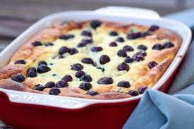 gesunder skyr auflauf mit blaubeeren twinfit rezept lebensmittel essen skyr rezepte