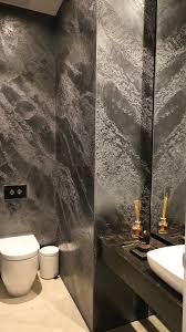 Check spelling or type a new query. Powder Room With Venetian Plaster Walls And Floor To Ceiling Mirror Venetian Plaster Walls Plaster Walls Polished Plaster