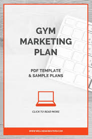 Gym Marketing Plan Pdf Template How To Guide With Examples Business Marketing Plan Marketing How To Plan
