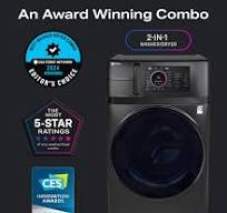 GE Profile ENERGY STAR 4.8 cu. ft. Capacity UltraFast Combo with Ventless  Inverter Heat Pump Technology Washer/Dryer