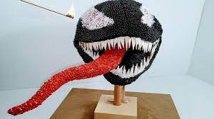Venom 2018 Movie Amazing Match Chain Reaction Fire Domino Venom Movie Venom 2018 Venom Symbiote Venom Match Chain Fire Domino Fire Art Venom 3d Skull
