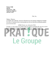 Bonjour, j'ai entré une autre adresse mail dans la rubrique mon compte mais c'est toujours mon ancienne adresse qui apparait , comment faire ? Lettre Administrative Changement D Adresse Pratique Fr
