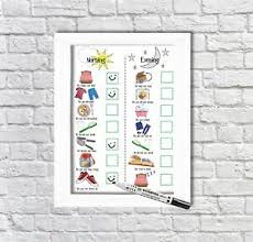 Details About Kids Routine Chart Toddler Chart Kids Daily Planner Pecs Sen Autism Adhd
