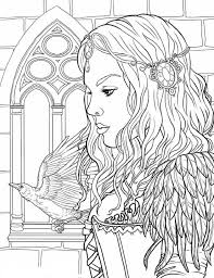 This page is full of repetition and lines. People Coloring Pages For Adults Cinebrique