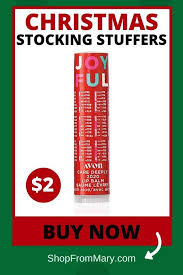Cheap Christmas Stocking Stuffer Ideas Get Holiday 2020 Calendar Lip Balms For Family Friends Teachers Co Workers Inexpen Cheap Holiday Gift The Balm Avon