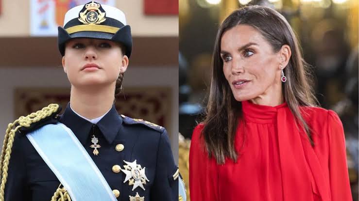 La extraña razón por la que Letizia Ortiz dejó sola a la princesa Leonor en  la recepción del Palacio Real