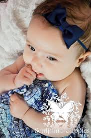 Navy Blue Baby Bow Headband Infant Baby Toddler Girls Tuxedo Bow Soft Stretchy Headband Holiday Christmas Baby Bows Baby Bow Headband Christmas Dress Baby