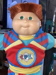 Vtg Cabbage Patch Kids Doll -Marcel Joyce- Red Cornsilk Hair Designer Line