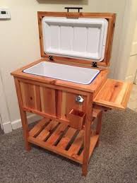Wooden Cooler Stand Wood Cooler Wood Projects Wooden Diy