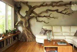 Pour amener une vraie touche déco originale et complètement personnalisée dans votre salon, pourquoi ne pas utiliser un. Bois Naturel Salon Ivoir1 Kenisa Home