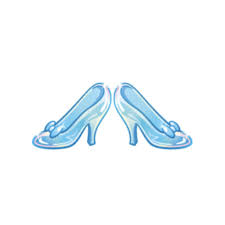 Cinderella S Glass Slippers As Emojis Drawing By Disney Cinderella Easy Drawings Cinderella Drawing Glass Slipper Cinderella