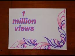Diy Simple Easy Border Design For Project File Chart Paper With Calligraphy Pen 77 Youtube Border Design Page Borders Design Colorful Borders Design Easy diy business cards from 2 little superheroes. diy simple easy border design for