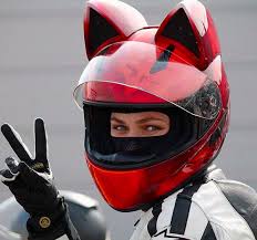 You are good to go with you very own cat ear motorcycle helmet! Top 20 Badass Motorcycle Helmets