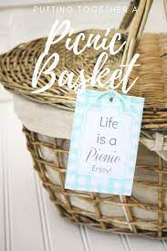 Putting Together A Picnic Basket Gift Life Anchored Picnic Gift Basket Picnic Gifts Picnic Basket Diy