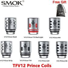3pcs Lot 100 Original Smok Tfv12 Prince Coil X6 Q4 T10 M4