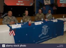 Leaders From The Texas Military Department Sit Together