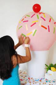 Diy Ice Cream Cone Decoration Candy Land Birthday Party Candy Birthday Party Candyland Party