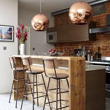 For example, if a kitchen's total size is 10 feet by 13 feet (130 square feet) and its kitchen island is 4 feet by 7 feet (28 square feet), the island is too large. Kitchen Island With Breakfast Bar Types And Design Ideas For Your Home