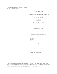 Circuit Court for Prince George's County Case No. CAL17-38361 UNREPORTED IN  THE COURT OF SPECIAL APPEALS OF MARYLAND No. 1208