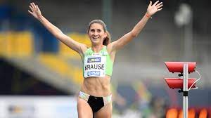 Gesa krause competes during 3000 m steeplechase final at german national championship in athletics on august 04, 2019 in olympiastadion in berlin, germany. Gesa Krause Zu Finals Der Weg Richtung Tokio Stimmt Zdfheute