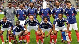 Le football depuis 1946, le ballon d'or depuis 1956. Photo Montage Equipe De France Foot Pixiz