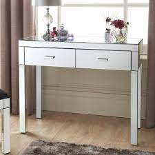 Vamp Up Your Bedroom A Sleek Mirror Design That Is Light Reflecting To Create The Feel Console Table Living Room Cheap Console Tables Console Table Decorating