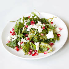 Arugula Goat Cheese And Pomegranate Salad Write Styles