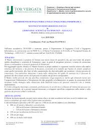 DIPARTIMENTO DI INGEGNERIA CIVILE E INGEGNERIA ...