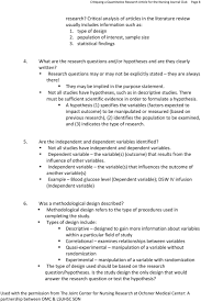 Research also helps nursing respond to changes in the healthcare environment, patient populations and government regulations. Nursing Journal Toolkit Critiquing A Quantitative Research Article Pdf Free Download