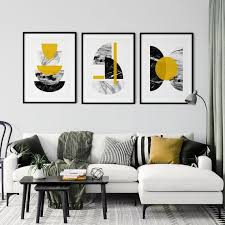 Set Of 3 Mustard Art Prints Mustard Wall Art Yellow Wall Etsy In 2020 Living Room Prints Yellow Wall Art Mustard Walls
