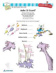 Seuss's oh, the places you'll go! Dr Seuss Printables And Activities Brightly