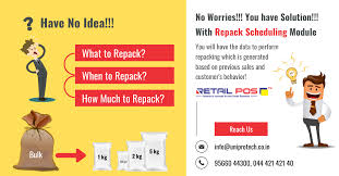 Repack Scheduling Customer Behaviour Billing Software Pos