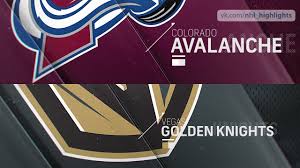 However, colorado's offense took over in the 2nd period. Colorado Avalanche Vs Vegas Golden Knights Feb 16 2021 Highlights Youtube