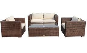 Buy products such as woven paths square storage ottoman, living room furniture, espresso at walmart and save. Ascot Sofa Two Chairs 2 Pull Out Ottomans And Coffee Table Patio Set