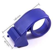 Foska Stationery Metal Blade 2 Inches Plastic Packing Tape Dispenser Gun