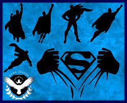 30 Superman Silhouette Superman Svg Superman Clipart Superman Print Superman Vector Superher Superman Silhouette Superhero Silhouette Silhouette Vinyl