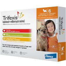 Trifexis For Dogs 10 1 20 Lbs 6 Chew Tabs