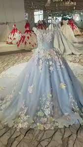 Off The Shoulder 3d Flowers Beaded Wedding Gowns Pink White Blue Video Beaded Wedding Gowns Wedding Dress Patterns Ball Gowns Wedding