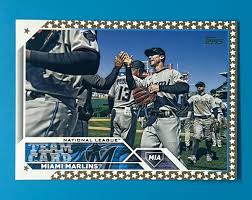 2023 Topps Gold Stars 473 Miami Marlins
