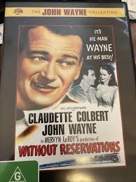 WITHOUT RESERVATIONS DVD 2007 John Wayne Claudette Colbert Free 📫 Tracked  $14.00