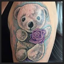 45 Teddy Bear Tattoos For Your Body July 2020 Bear Tattoos Teddy Bear Tattoos Bear Tattoo