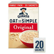 Calories in quaker oats based on the calories, fat, protein, carbs and other nutrition information submitted for quaker oats. Quaker Oat So Simple Original Porridge Sachets 22x27g Sainsbury S