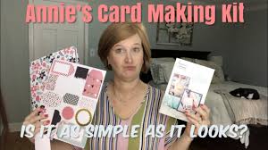 384 results for card making kit. Annie S Card Making Kit Tap Into Your Crafty Side Handmade Cards Youtube