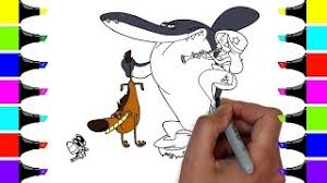 Search through more than 50000 coloring pages. How To Draw Zig Sharko Marina Bernie Zig And Sharko Coloring Pages For Kids Colors Book For Baby Youtube