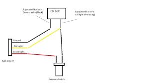 In the diagram, the brown wire is voltage for head lamps. Drc Taillight Hydraulic Switch Hookup Crf450x Thumpertalk