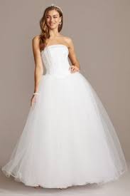 The dress was dry cleaned by david's bridal themselves. White Wedding Dresses Bridal Gowns David S Bridal